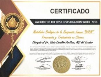 Certificado Dr. Edwin Cevallos A.